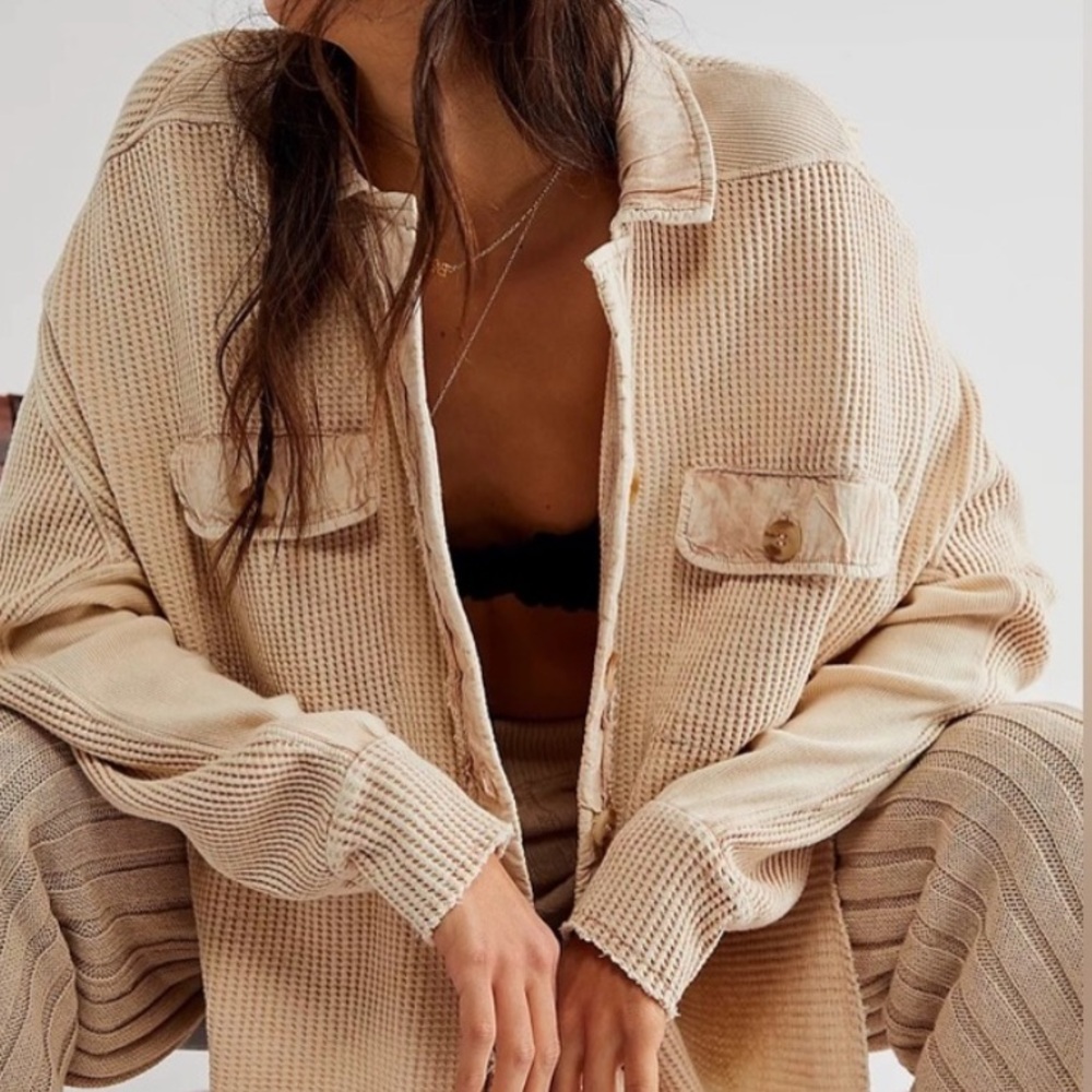 Free People One Scout Jacket XS Sand color